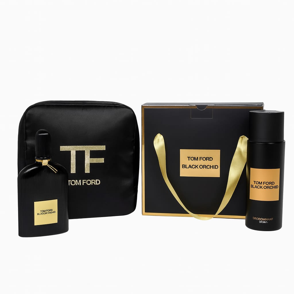Black Orchid Set – Apă de Parfum & Deodorant Spray + Pouch de Lux 100ml