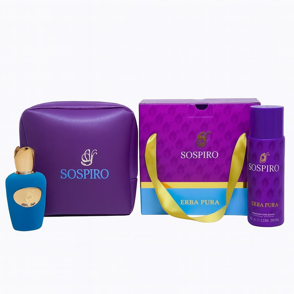 Erba Pura – Set Cadou Lux (Parfum + Deodorant + Pouch)