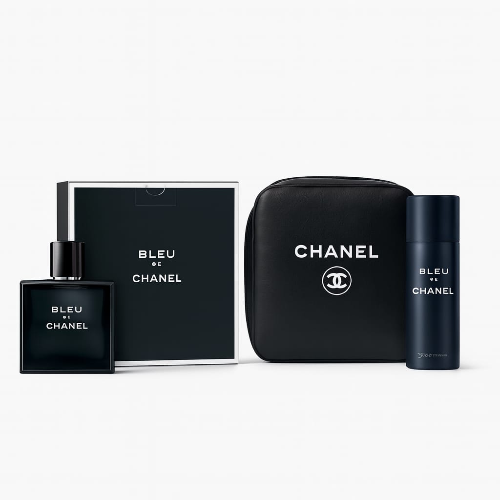 Set Cadou BLEU  (EDP/EDT) - Apă de Parfum și Deodorant Spray